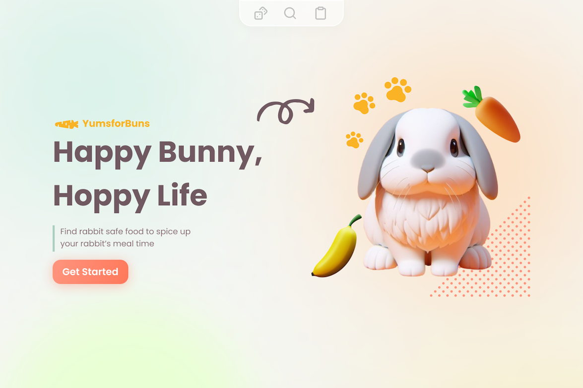 Yums for Buns mock-up